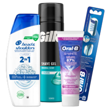 Alle Oral-B, Gillette of Head&Shoulders